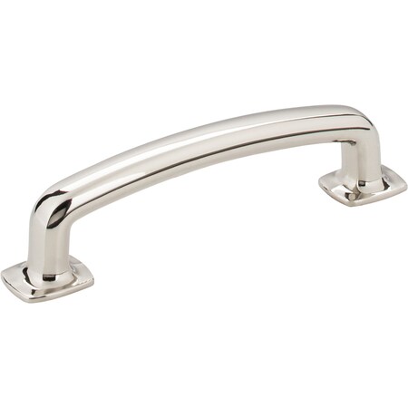 Jeffrey Alexander 96 mm Center-to-Center Polished Nickel Belcastel 1 Cabinet Pull MO6373NI